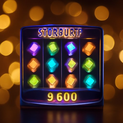 k77 Starburst game screen